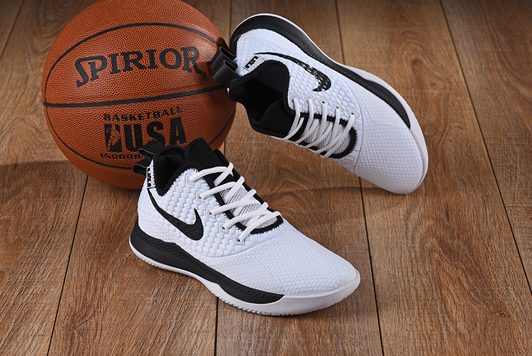 Men Nike Lebron Witness 3 White Black Shoes